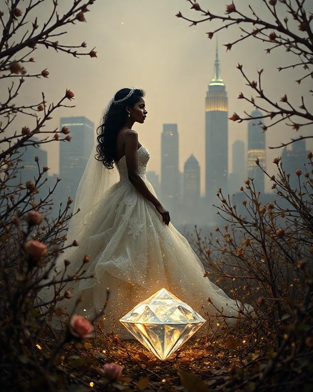 Diamond in the Rose Thorn Bush